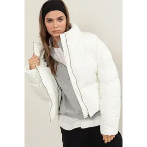 HYFVE Quilted Back Drawstring Puffer Jacket