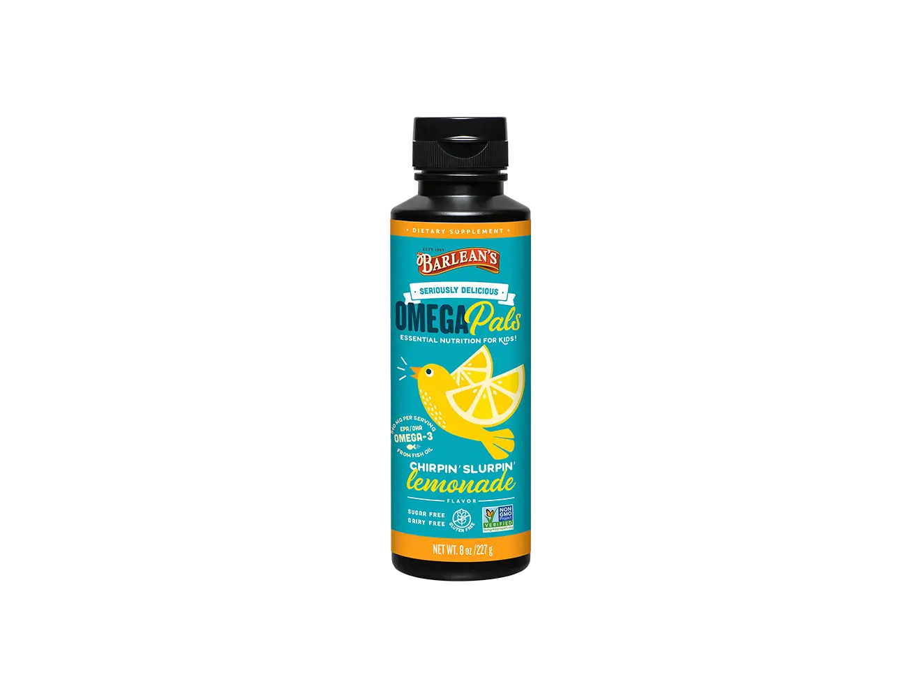 Barlean's Chirpin' Slurpin' Lemonade Fish Oil Healthcare Dietary
