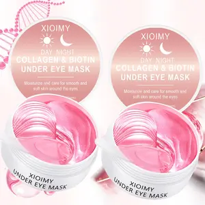 120pcs Collagen & Biotin Eye Masks Eye Patch, Strong Hydration, Brightening & Firming Skin, All Skin Types, Gel Form, Single Item Pack