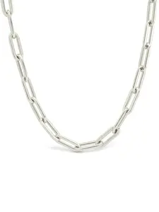 Sterling Silver Paperclip Chain Necklace