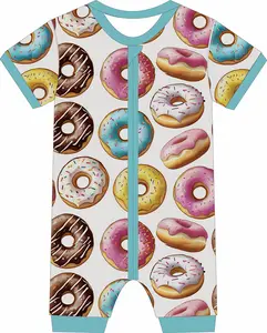 Donuts Bamboo Romper