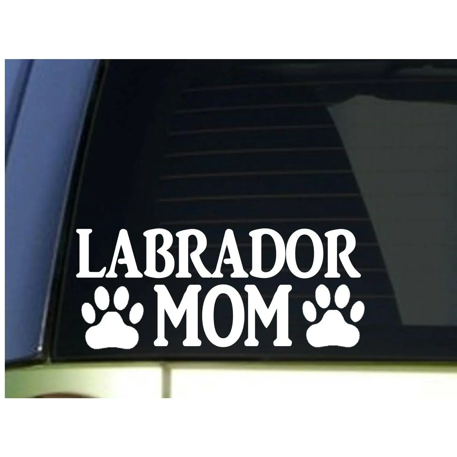 Lab Mom sticker *H331* 8.5 inch wide vinyl dog labrador retriever duck blind