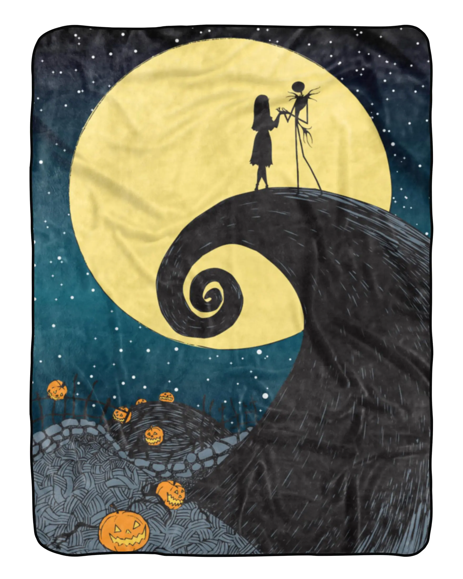 Disney Nightmare Before Christmas Throw Blanket, 60" x 80", Starry Night