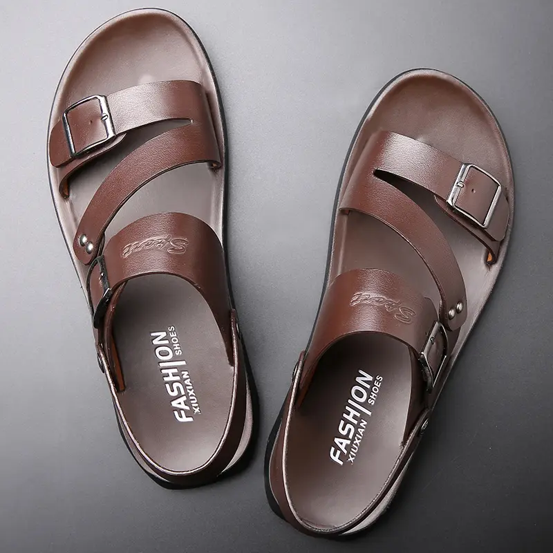 Men's Flat Bottom PVC Sole Sandals - Breathable, Lightweight Casual Summer Shoe for Beach, Casual Sandals, Footwear For Beach