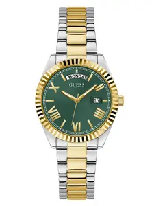 GUESS Female Multi-Tone and Green Analog Watch