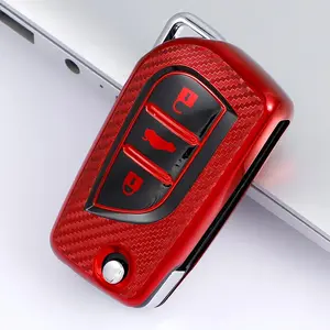 Suitable for Toyota, stylish anti-scratch key cover, Key Fob Protector, Car Key Protector, Car Key Holder, a good companion for both male and female drivers, keeps your keys looking brand new and beautiful, an ideal gift, Key Covers For Car Keys