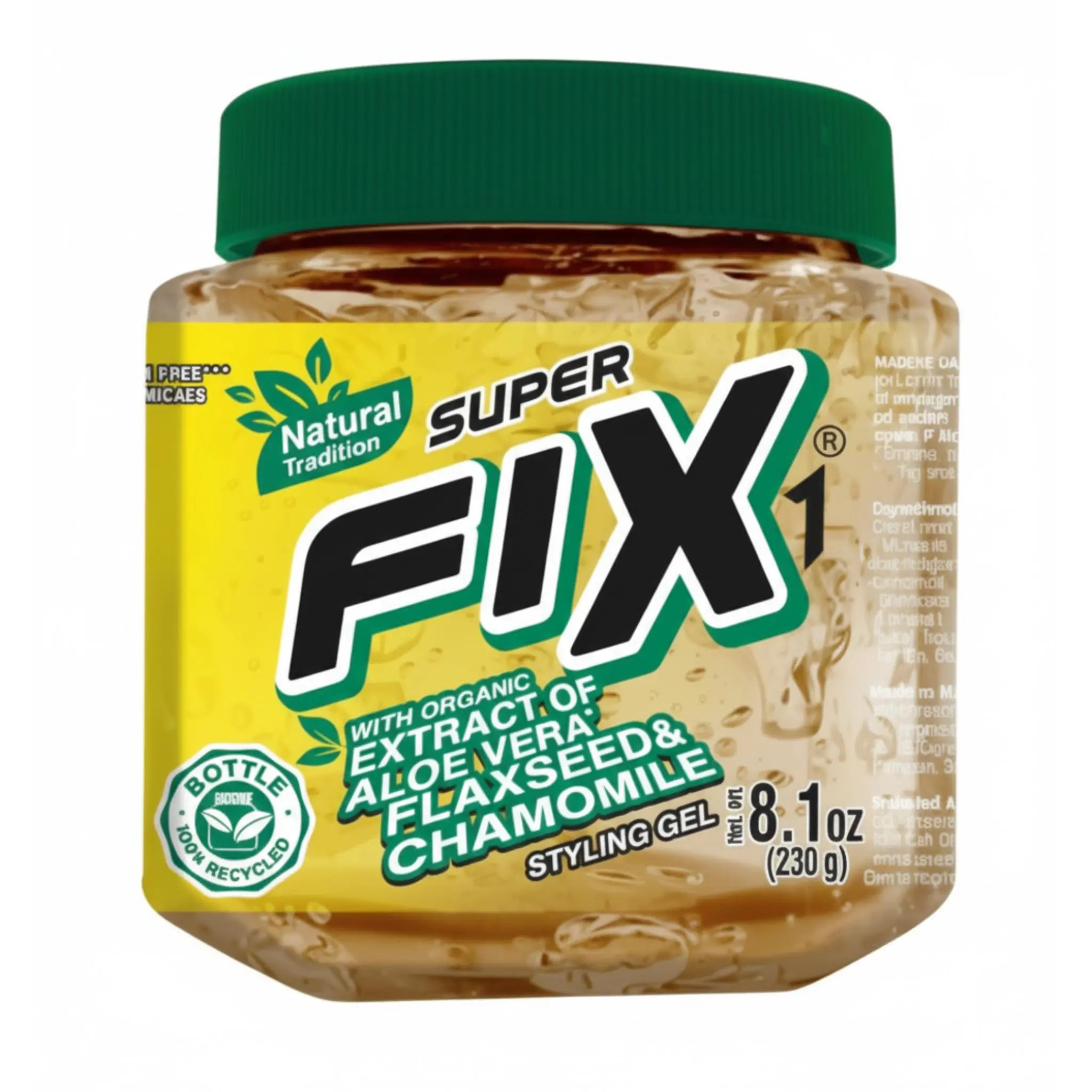 SuperFix1 Gel Jar Aloe Linaza y Manzanilla 230g (8.1oz)