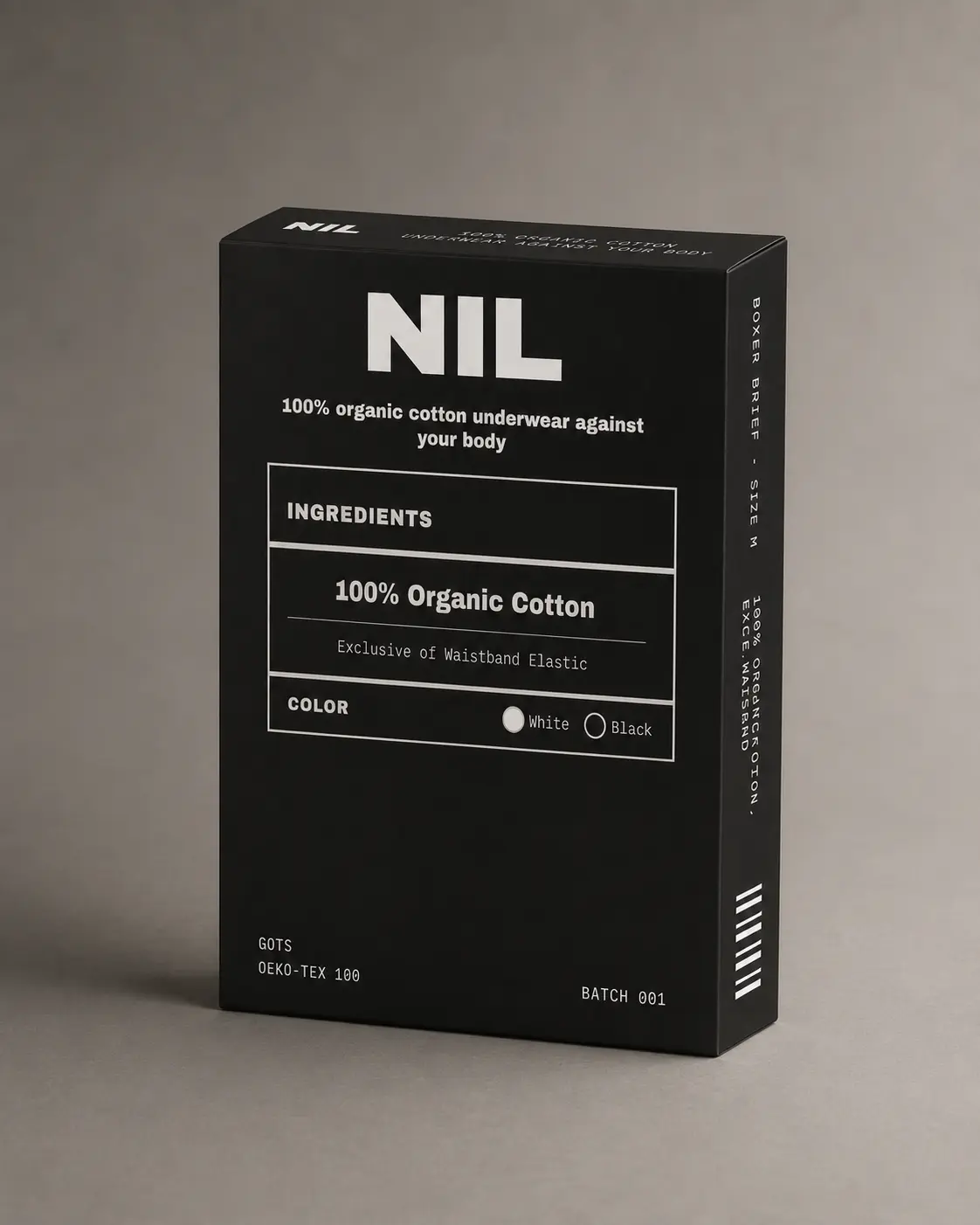 100% Organic Cotton Everyday Wear 3 pack