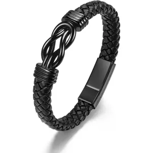Leather Cremation Bracelet for Ashes - Memorial Keepsake Urn Bangle for Men Women - Stainless Steel Memorial  for Loved Ones, Cremation  for Ashes