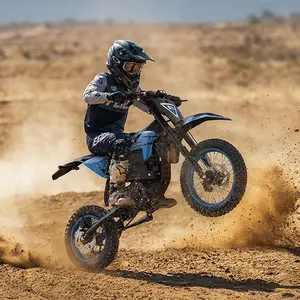 Zawes 5000W Peak Mid-Drive Electric Off-Road Bike |46MPH & 46Miles Range | 60V 23.4AH Battery | HydraulicBrakes | For Teens & Adults Dual Seat Lightweight w/