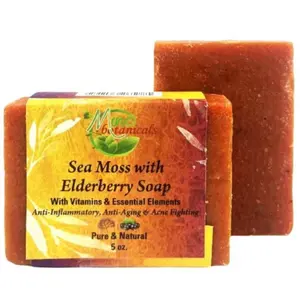 Seamoss brightening soap for acne & dark mark removal cleanser - hydratng & soothing Sea Moss soaps
