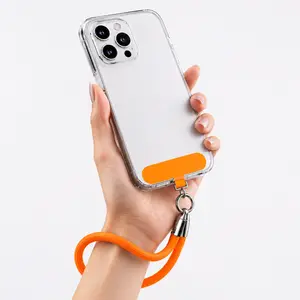 EndlesShine 2-in-1 USB-C Wrist Lanyard Charging Cable, 12-Inch Cute Anti-Drop Phone Strap, Supports up to 240W PD, Lightweight Braided Strap for Travel, Campus & Commute