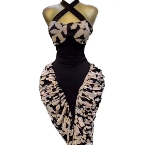 print woman bodycon Sexy fashion dress. midi maxi. size Small Medium Large Xl 2X