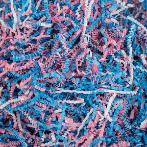 MagicWater Baby Blend Crinkle Cut Paper for Gift Baskets Baby Blend Perfect for Shredded Paper Filler Basket Filler Gift Boxes Bridesmaid Gifts Halloween Stuffers & More Ideal for All Occasions