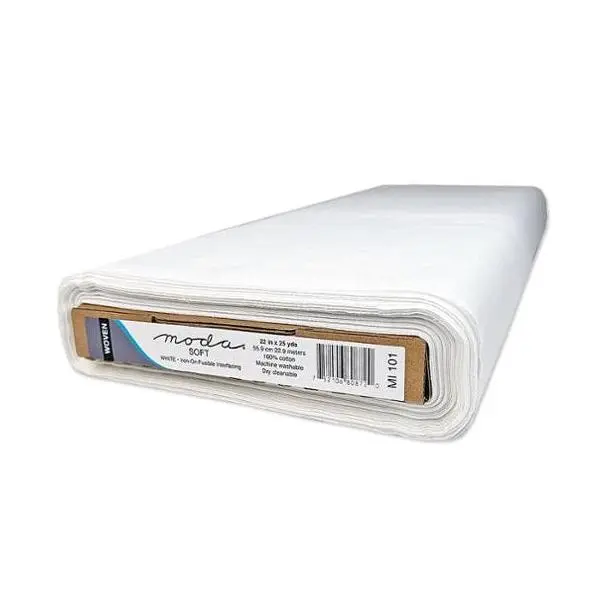 Moda Fabrics Fusible Soft Woven 22" Garment Interfacing by the Quarter Yard MI-101