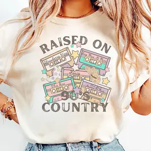 Raised On 90's Country Cowboy Shirt, Sweatshirt, Hoodie