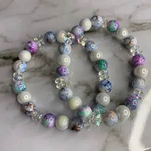 Matching bracelets for bestfriends / cute glass beaded bracelets