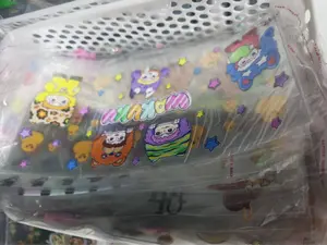 Cartoon UV DTF Cup Wrap Transfer Stickers for 16oz Glass Cups, Rub on Transfers for Crafts Cup Decal Stickers (White)