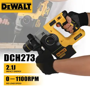 DEWALT DCH273 20V XR Brushless Rotary Hammer Kit – 1 Battery & Charger for Concrete Drilling, Masonry Chiseling & Construction Demolition,This kit is perfect for various construction tasks