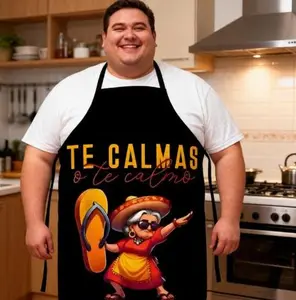 A fun printed apron that makes you unique and stylish. Combining the fun of cooking and parties with personality. Work apron, party apron, coking apron, perfect for the kitchen, restaurant, and parties, suitable for men and women.