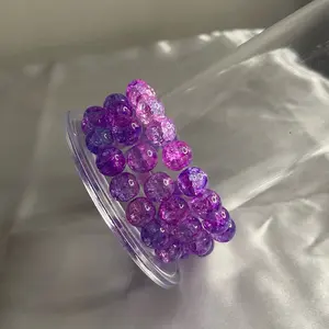Purple Rain- 1pc Beaded Bracelet