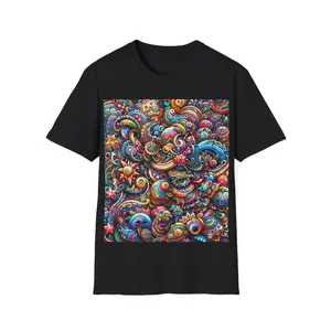 Doodling Cool T-Shirt Trendy Unique Stylish Unisex Soft style T-Shirt