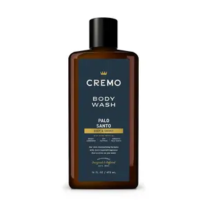 Cremo Body Wash Men, Notes of Bright Cardamom, Dry Papyrus and Aromatic Palo Santo, 16 Fl Oz