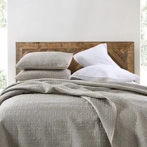 HORIMOTE HOME Stone Washed Quilt Set 3 piece Lightweight for All Season (Includes 1 quilt and 2 shams)