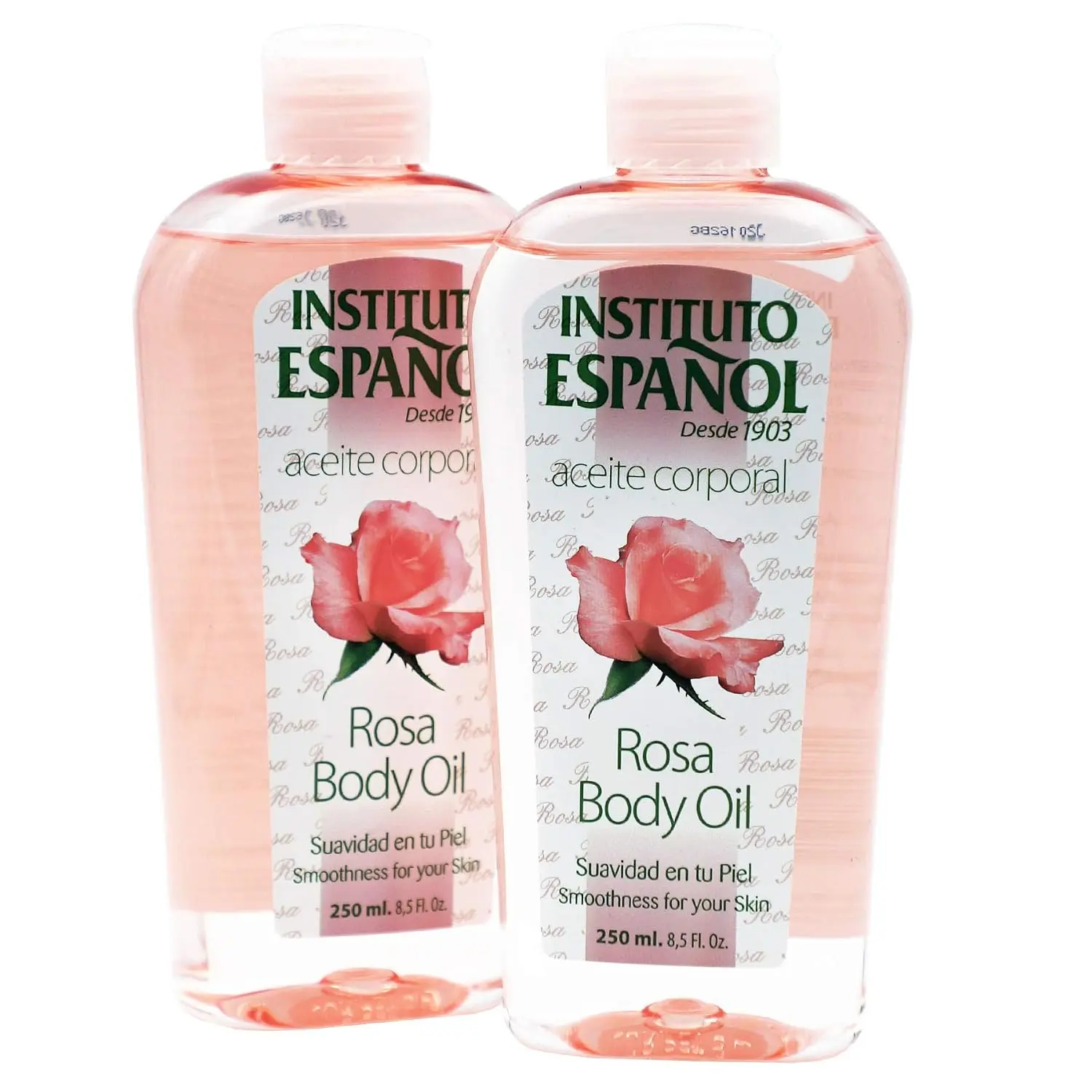 Instituto Espanol Rosa Body Oil, Smoothness for Your Skin, Moisturizing and Regenerating, 2-Pack, 8.5 FL Oz Each Body Care Gentle