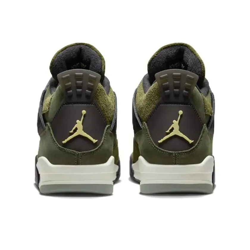 Unisex Mid Retro Sneakers Olive Green Suede Upper Dark Brown Accent Side Breathable Mesh Classic Support Frame Cushion Midsole Multi-color Non-slip Rubber Outsole Brand New Sealed Original Box For Daily Outfit Streetwear Retro Sneaker Collection