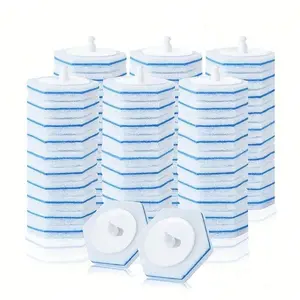 Super Useful Toilet Brush Replacement Head Set, High-Quality Household Disposable Cleaning Brushes, Easy to Use, Perfect for Bathroom Hygiene