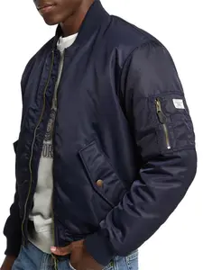 GUESS Jeans Male Nylon Flight Jacket