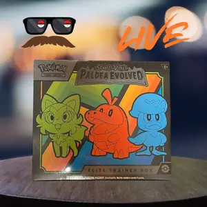 Paldea Evolved Elite Trainer Box EBT RIpped LIve