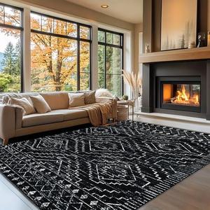 geometric pattern non-slip floor mat, 1 count soft thickened area rug, decorative carpet for home living room bedroom study room,  home decor