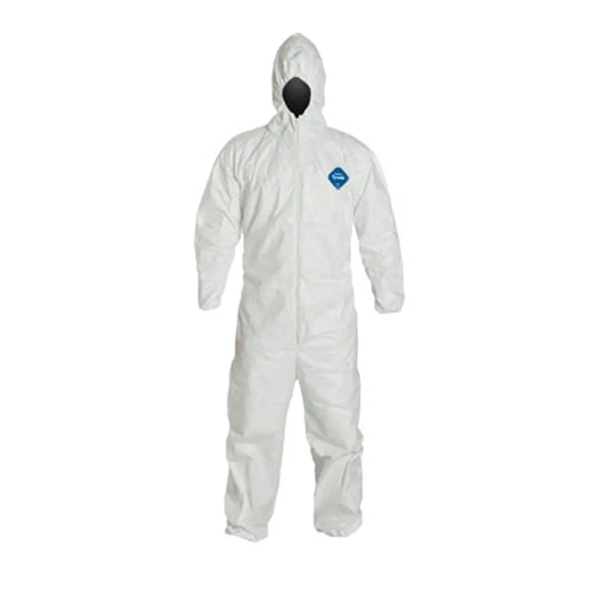 Sunrise Industries TY127SWH-2X Hooded Tyvek Workwear Coveralls - Long Sleeve, Zipper-Closure, Lightweight, Highly Resistant to Tears and Punctures, Durable Fabric - Pack of 25
