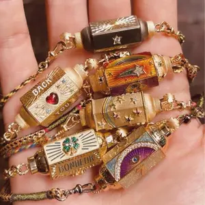 Color Tarot Necklace Niche Design Star Eye Pendant Color Retaining Women's Necklace for Daily Wear Vacation Parties Holiday Gifts Modern Versatile Accessories