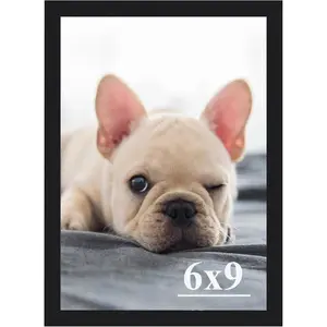 6x9 picture frame wall gallery photo framesstable and sturdy black frame with high definition plexiglass6x9 poster photo framehorizontal and vertical formats for wall hanging black