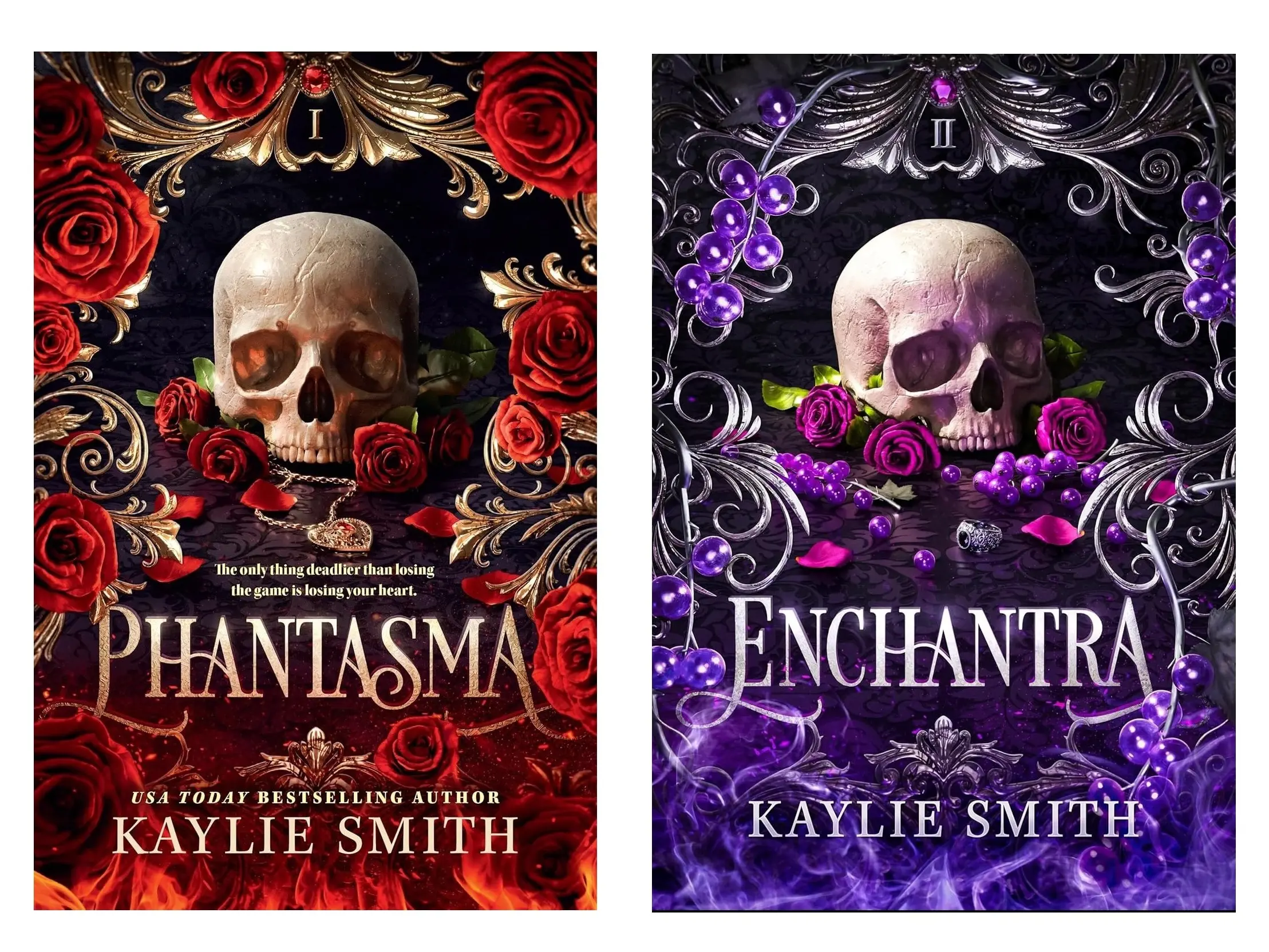 Wicked Games - Phantasma, Enchantra: 2-Book Dark Fantasy Romantasy Mystery Romance Novel Series (Paperback)
