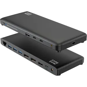 12-in-1 Docking Station with 100W , Triple Display  4K Support, 1000Mbps LAN Port, Laptop Docking Station, 4X USB-A (1x 10Gbps), 2X USB-C, Compatible with Windows, , Chrome