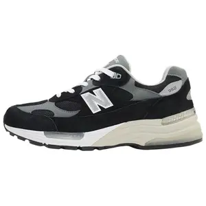 New Balance 992 Made in USA 'Black' 2025 Men's Running Shoes with Sleek Design Responsive Cushioning & Breathable Mesh Upper