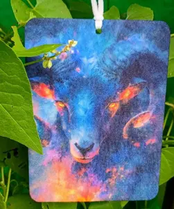 Astro-Inspired Zodiac Sign Car Air Freshener - Hanging Car Interior Accessory with Custom Scent Option, Unscented Base, Ideal for Locker Decor, Teen Stocking Stuffers, Customized Gifts