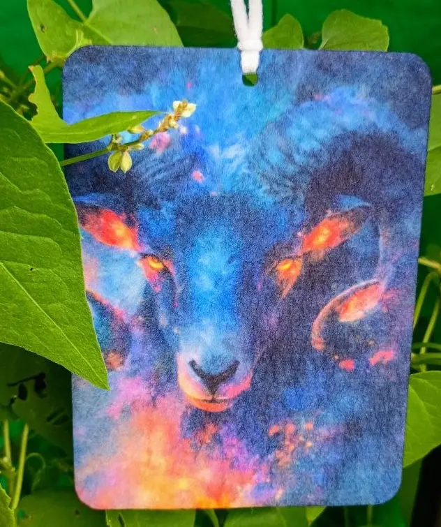 Astro-Inspired Zodiac Sign Car Air Freshener - Hanging Car Interior Accessory with Custom Scent Option, Unscented Base, Ideal for Locker Decor, Teen Stocking Stuffers, Customized Gifts