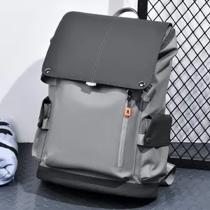 Men's Oxford Fabric Backpack, Large Capacity Travel Backpack, Casual Business Commute, Multi-Functional Laptop Bag, Ashgdb Model