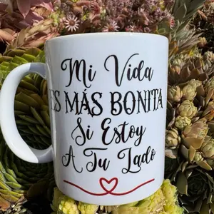 Gracias Mi Amor, Taza Para La Mejor Novia o Novio Regalo de San Valentín 11oz Regalo De San Valentín Para El Amor De Mi Vida Coffee Ceramic