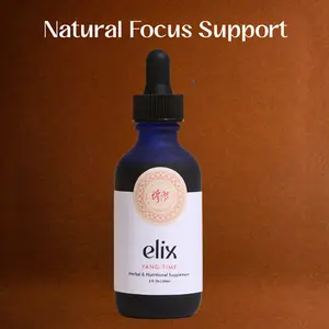 Elix Energy Support - Yang Time Organic Herbal Supplement for Natural Energy Boost