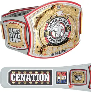 John Cena WWE Autographed 2025 Farewell Tour Dayton Replica Title Belt - Limited Edition of 25 - Fanatics Authentic Certified