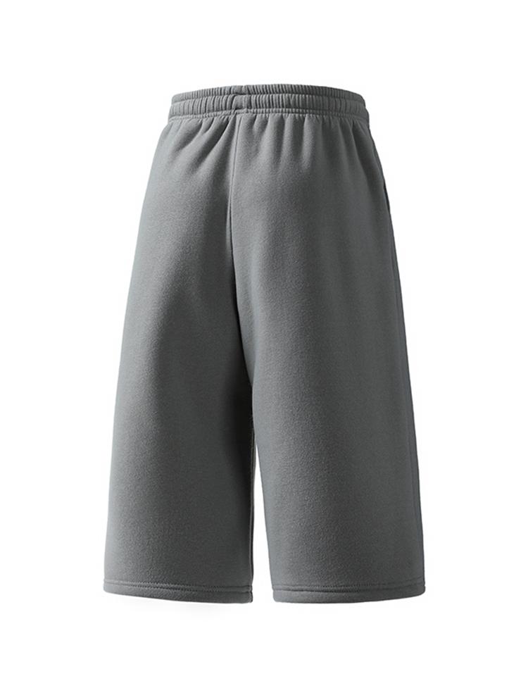 4-pack men’s 3/4 casual sweatpants, adjustable drawstring elastic waistband, loose straight cut, skin-friendly breathable fabric