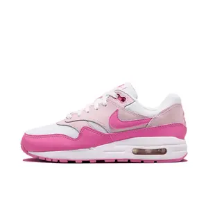Nike Air Max 1 White Pink Foam Youth / Women’s Perfect Daily Casual Fashion Footwear Sneakers Walking Shoe Girl Runner Trainer Training Athletic