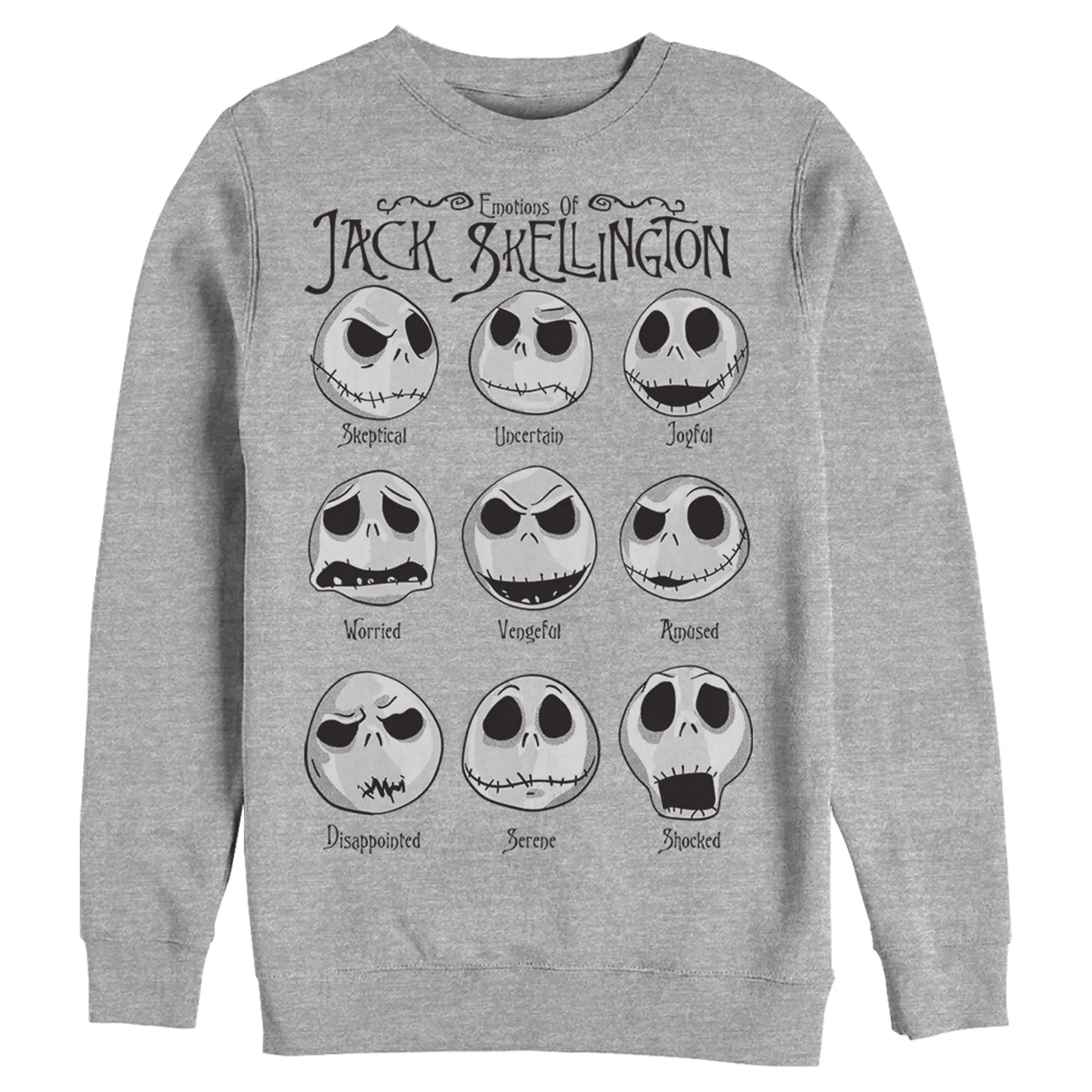 Men's The Nightmare Before Christmas Emotional Jack Sweatshirt