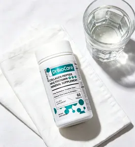 Daily Health Nutrition Beauty Supplement, DrBioCare Edible Complete Collagen & Multivitamin Complex